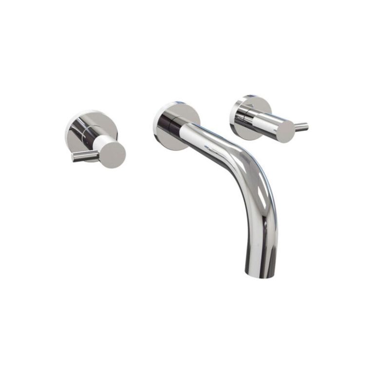 Griferia Hidromet Jet Cromo Lavatorio Pared 3780crcr