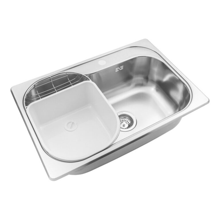 Pileta Accesorio Bacha Cocina Johnson Luxor Piaclu Blanco Pr - Imagen 3