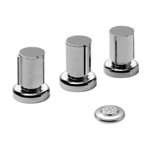 Griferia Piazza Domani Bidet Bano Garantia 5 Anos Cromada Color Argentina