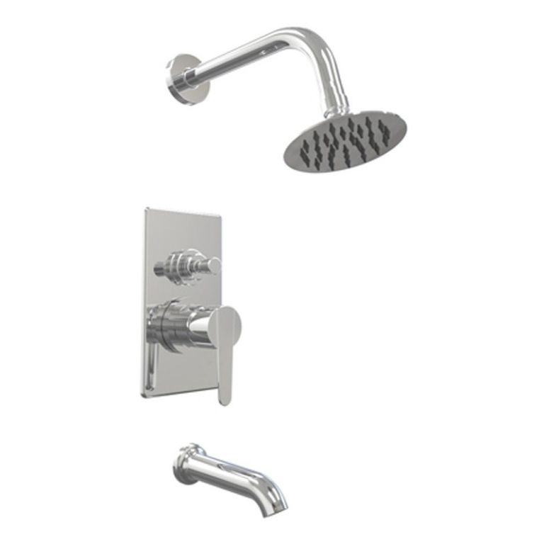 Griferia Hidromet Flat Ducha Embutir Con Transferencia