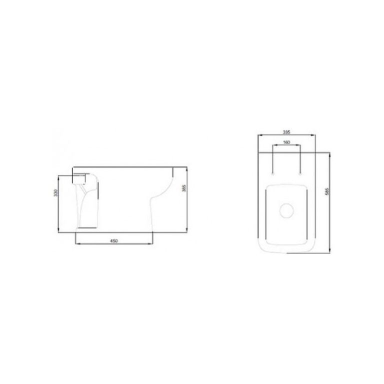 Ferrum Trento Inodoro Corto + Asiento Tapa Herrajes Metalico - Imagen 2