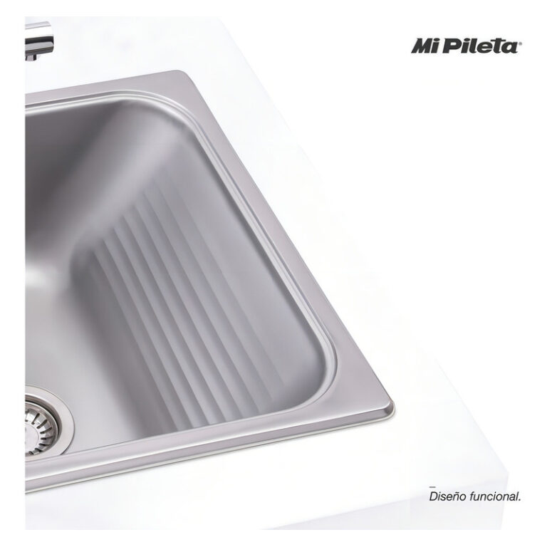 Bacha Acero Inoxidable Mi Pileta 421le Para Lavadero - Imagen 7