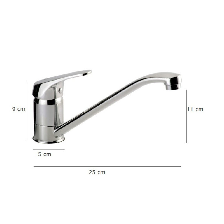 Griferia Hydros Link Portobelo Monocomando Canilla Cocina Integramente Metalica Cierre Ceramico 5 Anos Garantia Aireador - Imagen 2