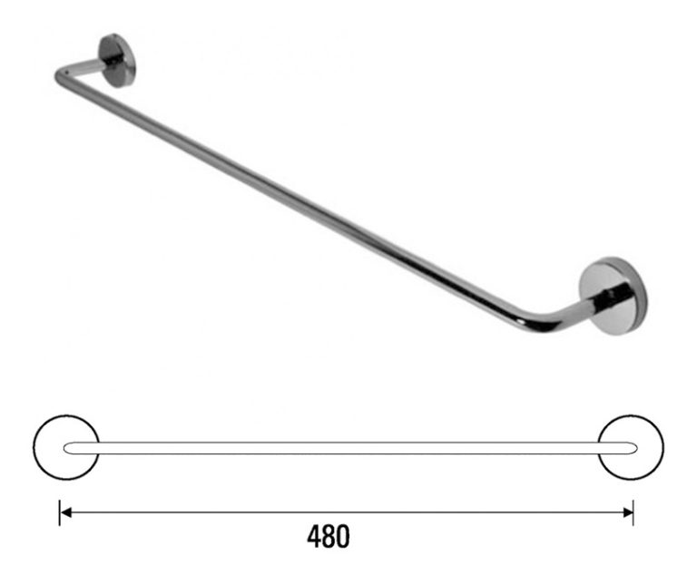 Set Kit De Accesorios Baño Hidromet Jet 6 Piezas Cromo - Imagen 2
