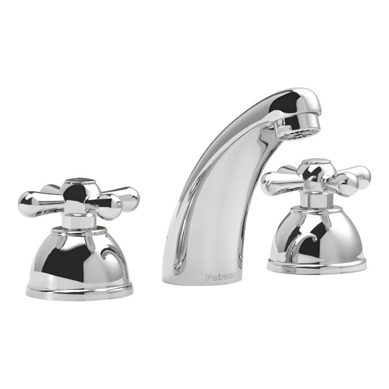 Grifería Peirano Ares Lavatorio Mesada Blanco Y Cromo - Imagen 3