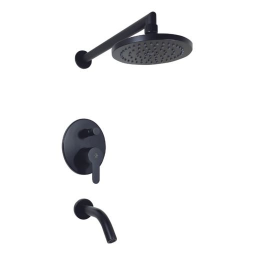 Griferia Fv Puelo 106/b5-ng Ducha C/t Embutir Negro