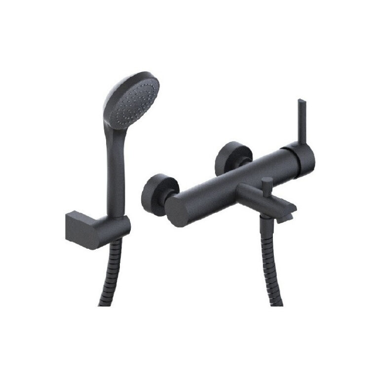 Griferia Hidromet Storm Black Negra Ducha Exterior - Imagen 4