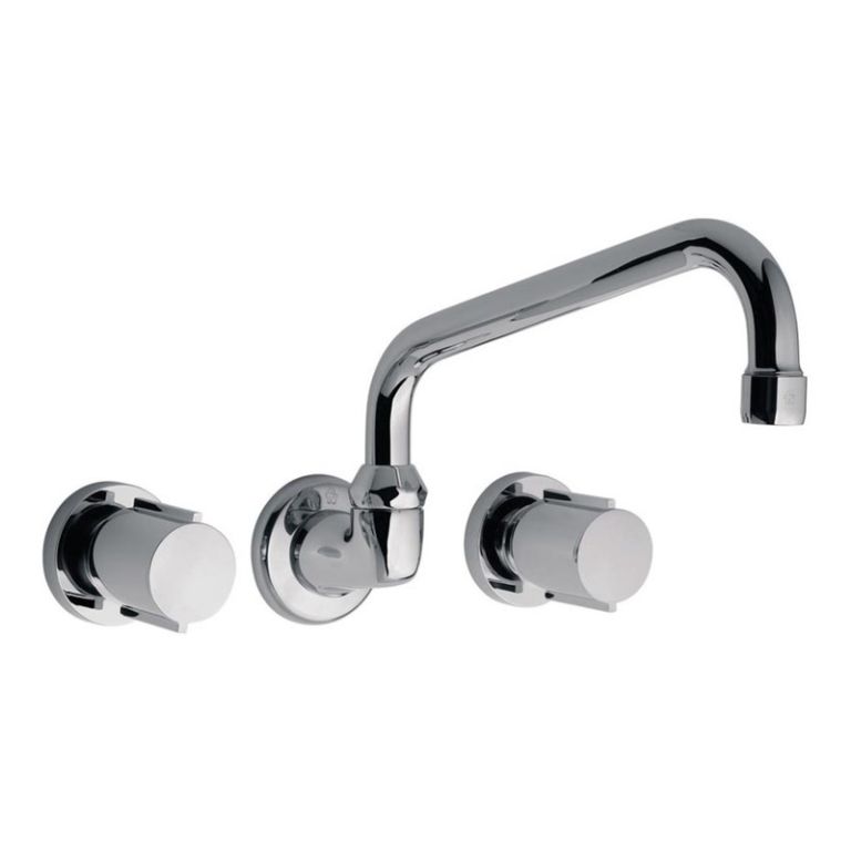 Griferia Fv California Cocina Pared Emb Pico Alto 0403.03/17 Color Argentina