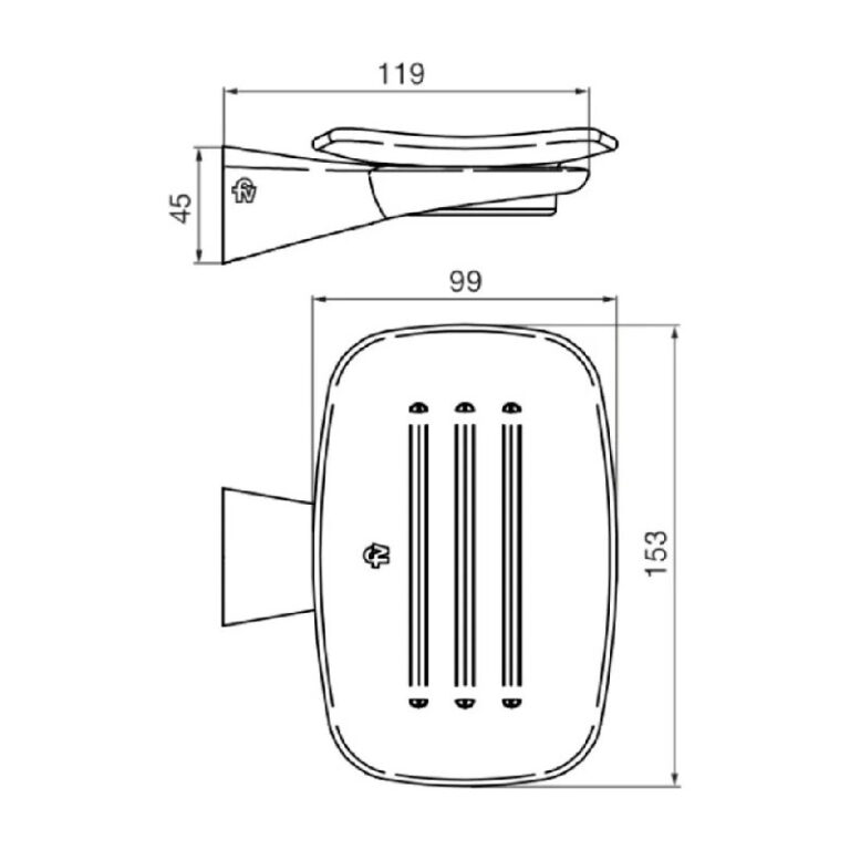 Jabonera Fv Epuyen Cromo 0168/l2 - Imagen 2