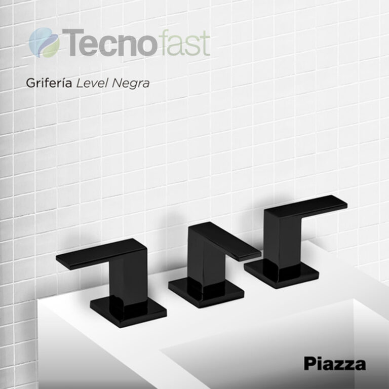 Griferia Piazza Hydros Level Bidet Negro - Imagen 2