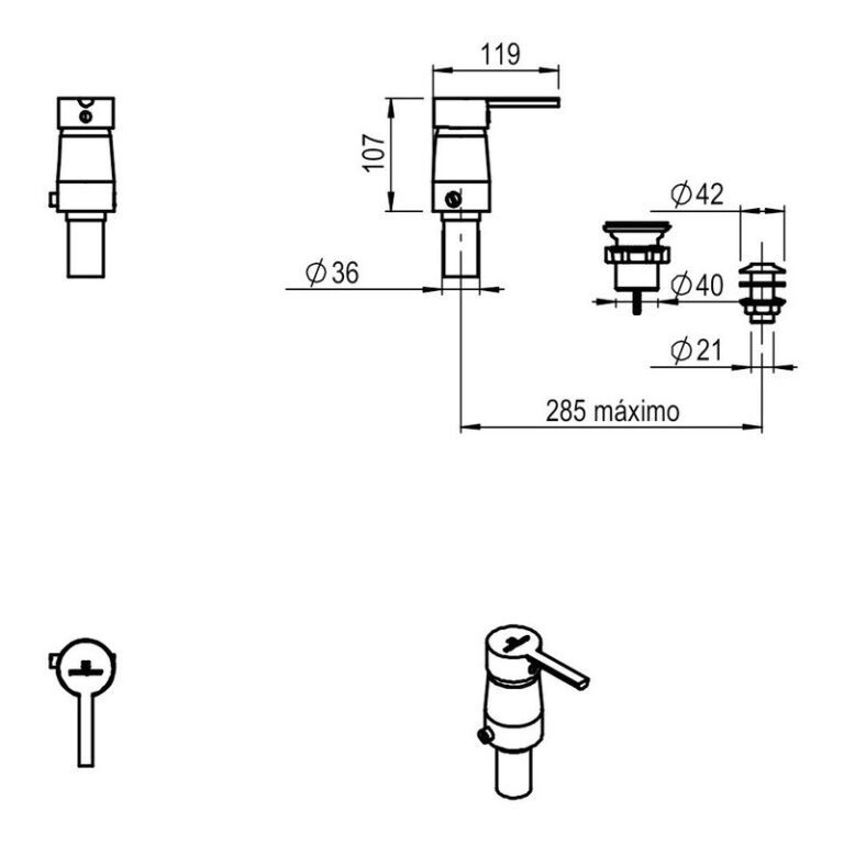 Griferia Hidromet Storm Black Negra Ducha De Embutir C/t - Imagen 5