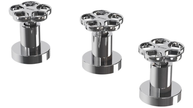 Grifería Vasser Blume Cromo Ducha Embutir Bidet Lavat Mesada - Imagen 4