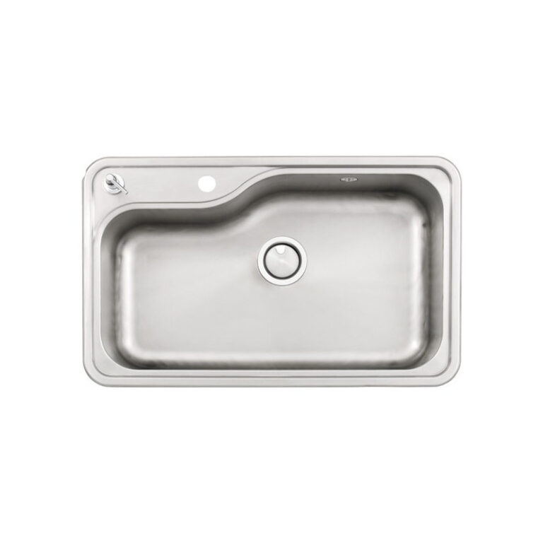 Bacha Mi Pileta Simple Encastrable De Acero Inoxidable 800e - Imagen 2