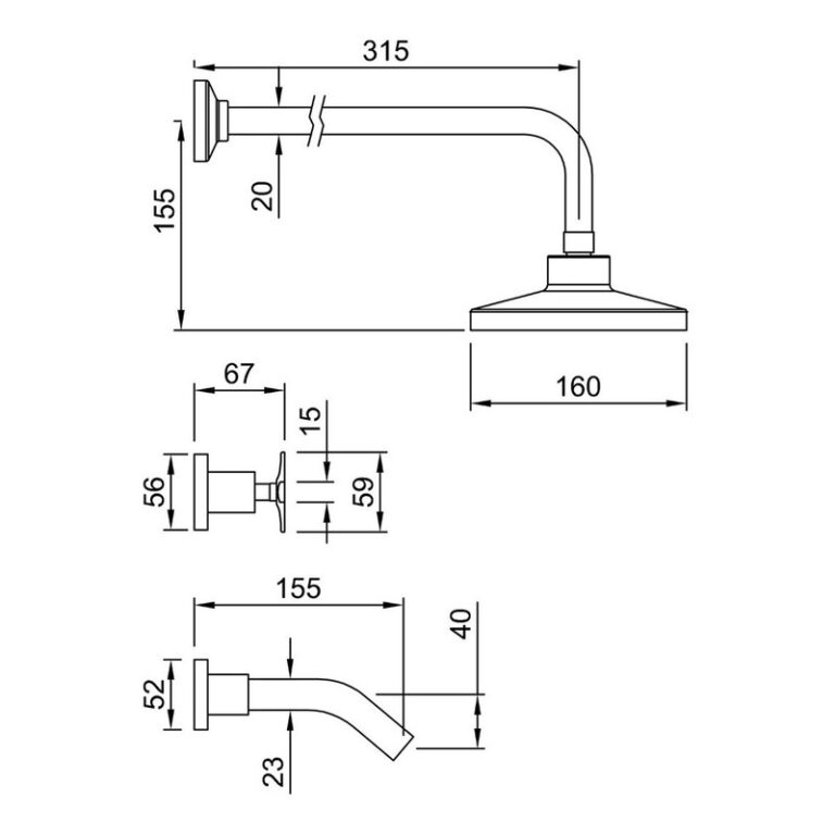 Griferia Peirano Vigo Lavatorio Mesada Cierr Ceramico 60-132 - Imagen 3