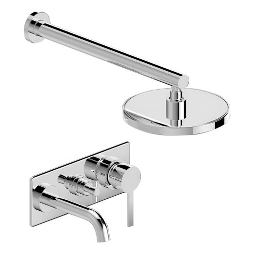 Griferia Hidromet Storm Ducha Embutir Transferencia 4818