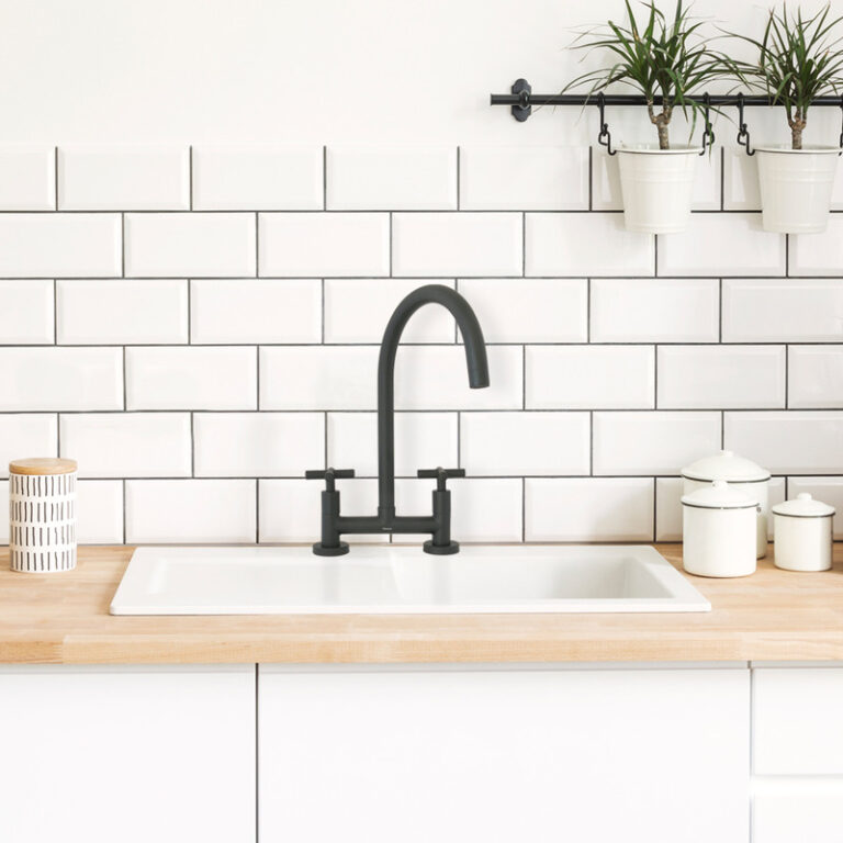 Grifo De Cocina Doble Comando Peirano Black Velvet 51-190 - Imagen 2