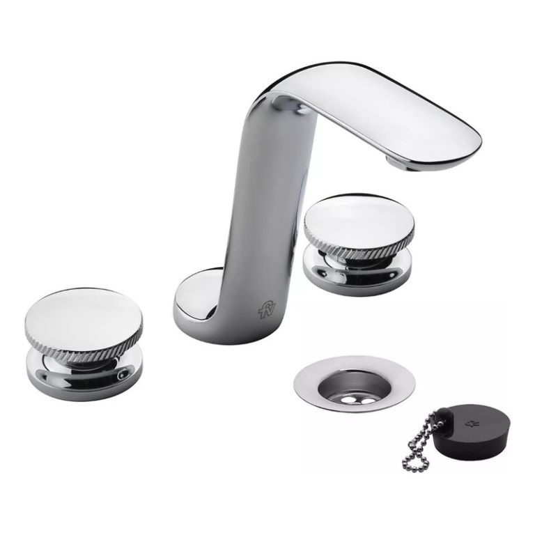 Griferia Fv Nueva 44 Lavatorio Mesada Cromo 207/44n-cr