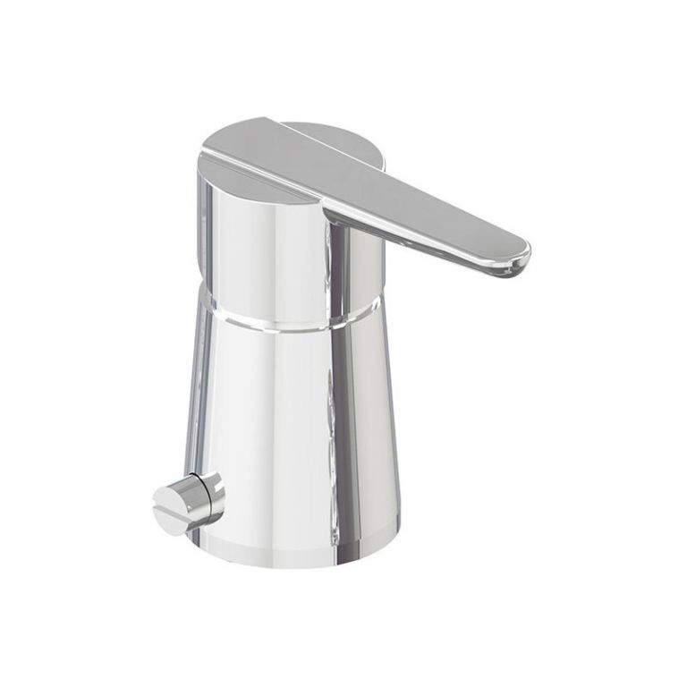 Griferia Hidromet Flat Bidet Monocomando Cromo 8402