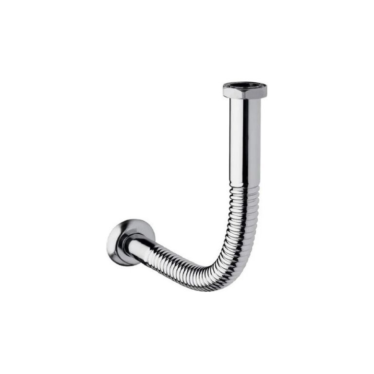 Descarga Lavatorio Cromada Flexible Fv 0239.02 Bano