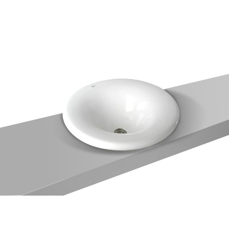 Bacha Roca Osaka Encimera Lavatorio Porcelana Blanco - Imagen 3