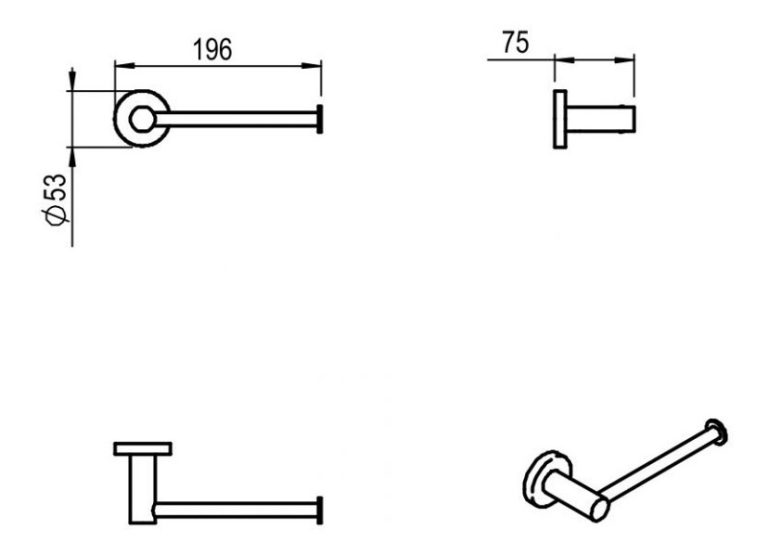 Set Accesorios Hidromet Dynamic Blanco - 5 Piezas - Imagen 5
