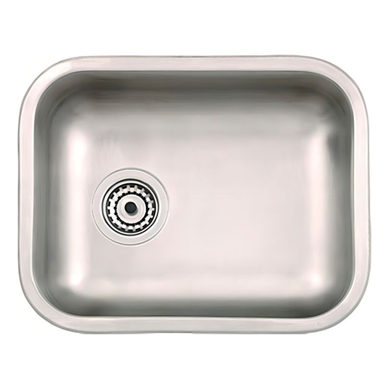 Bacha Acero Inoxidable Mi Pileta 343 Semilujo Bajo Mesada