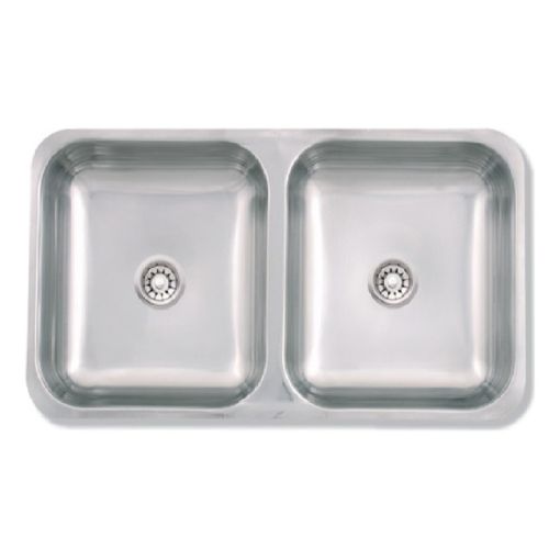 Bacha Acero Inoxidable Mi Pileta Doble 106ec