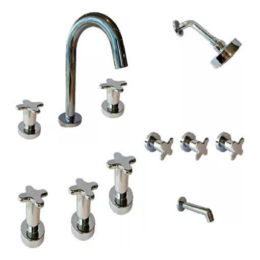 Juaego De Griferias Hydros Viva Nova Cruz Completo 904011