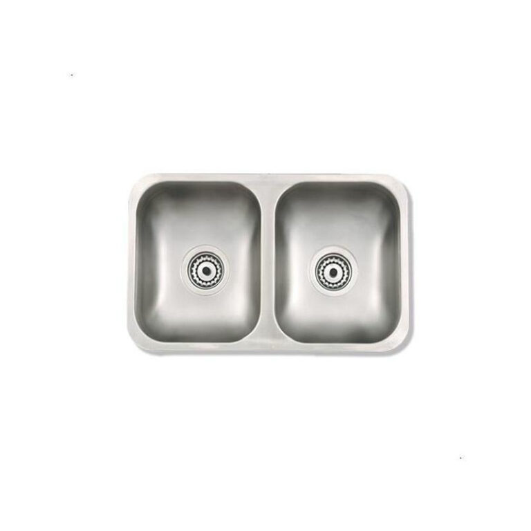 Bacha Acero Inoxidable Mi Pileta Bajo Mesada Doble 344 Pegar - Imagen 2