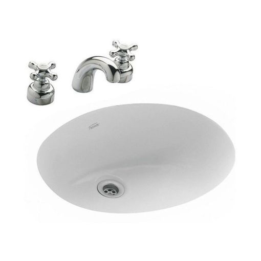 Bacha Ferrum Congreso Embutir Bajo Mesada Blanca Lcs Baño