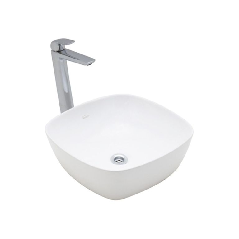 Bacha Ferrum Tori Symi Cuadra Slim 40x40 Apoyo Baño Lk434