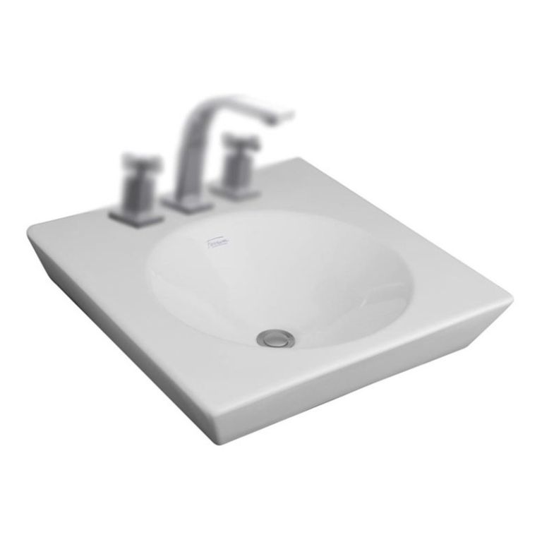 Bacha Ferrum L250k Bano Vanitory Cuadrada 3 Agujeros