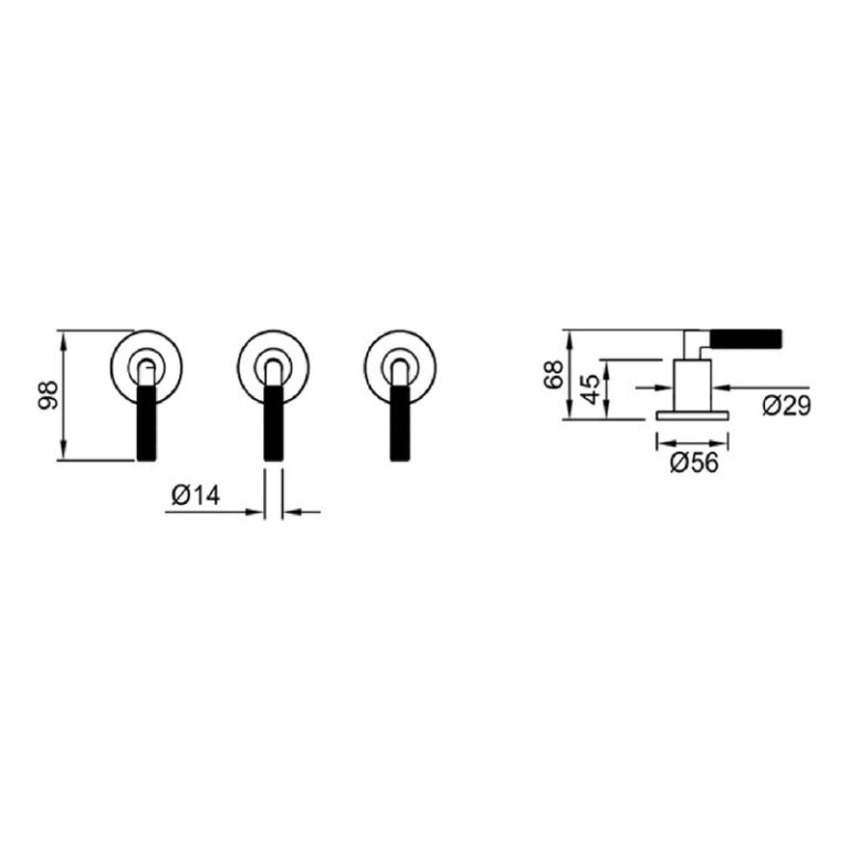 Griferia Peirano Beat Niquel Bidet 70-201ni - Imagen 2
