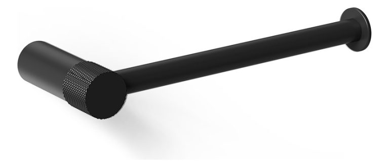 Portarrollo Hidromet Texture Accesorio Baño 9861negr Black - Imagen 2