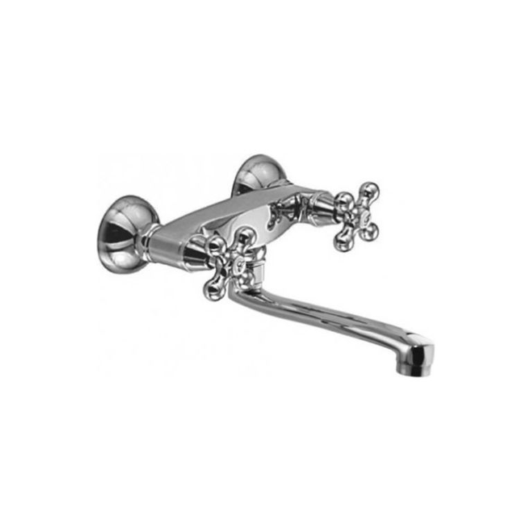 Griferia Hidromet Self Cocina Pared Exterior Pico Bajo 1066