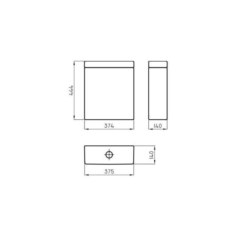 Depósito De Apoyar Ferrum Fontana Doble Descarga Touchless - Imagen 2