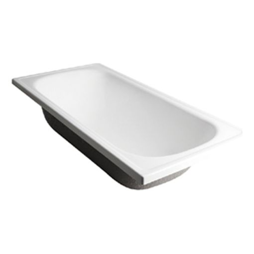 Banera De Acrilico Ferrum Serena 120 X 70 X 37 Blanca Bf120