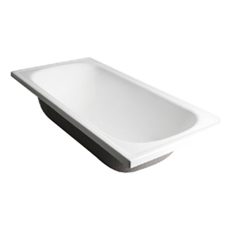 Banera De Acrilico Ferrum Serena 120 X 70 X 37 Blanca Bf120