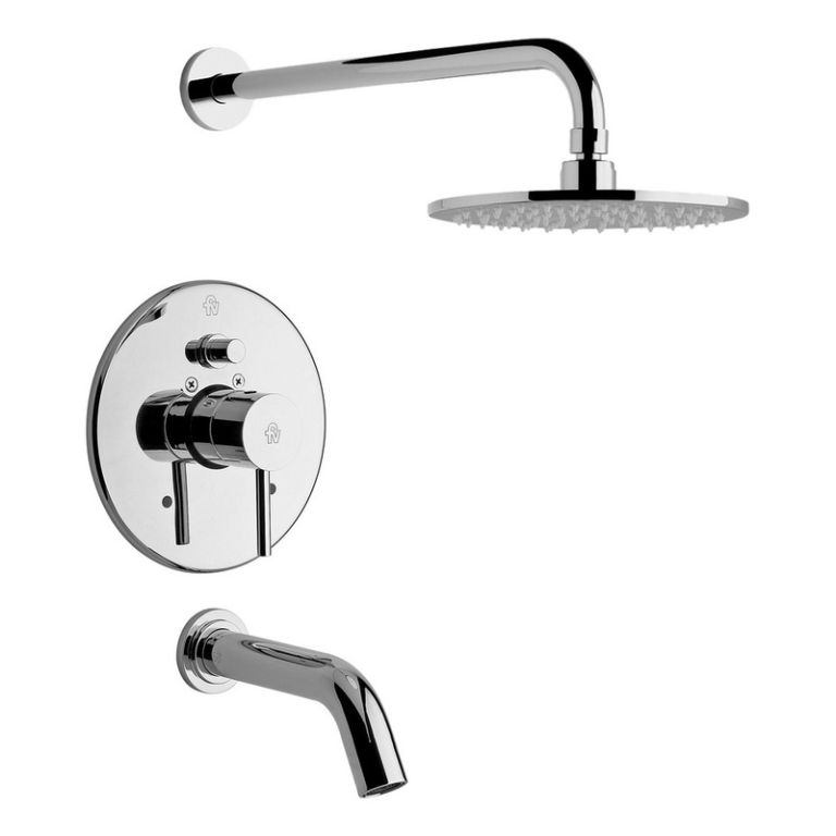 Griferia Fv Temple Ducha Embutir Monocomando 0106.02/87