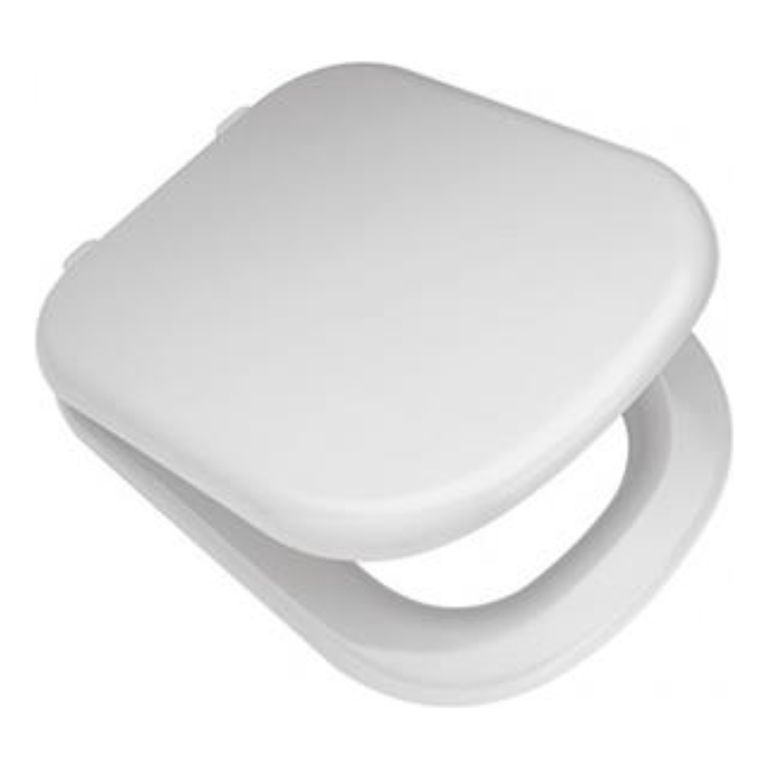 Asiento Tapa Inodoro Ferrum Bari De Colgar Color Blanco - Imagen 2