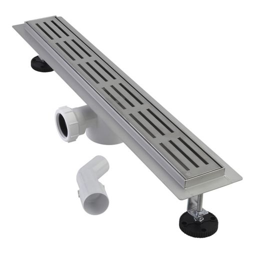 Desague Rejilla Lineal Fv Ranuras 351.01.6-ai 60 Cm Color Cromo