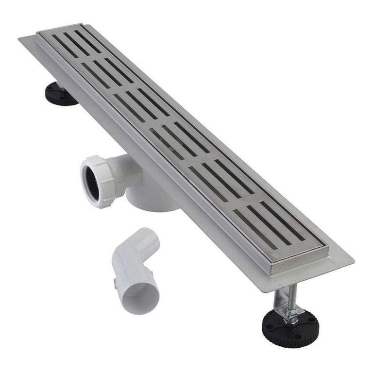 Desague Rejilla Lineal Fv Ranuras 351.01.6-ai 60 Cm Color Cromo