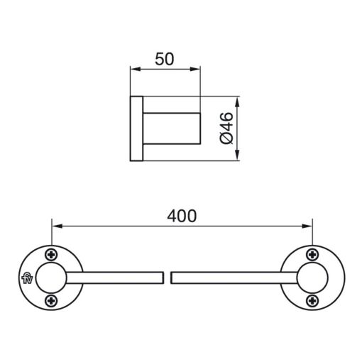Toallero Barral Fv California 164/17 Accesorio Bano