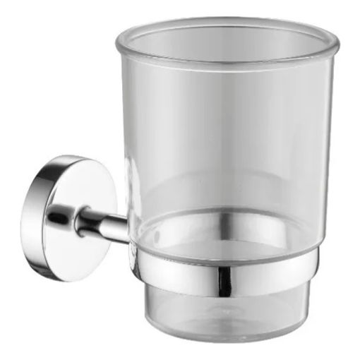 Vaso Piazza Sensus Porta Cepillo Accesorio Bano 73226 Color Transparente