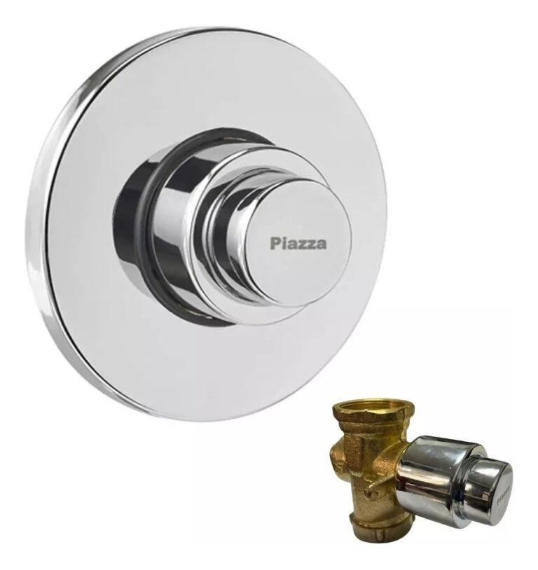 Valvula De Descarga De Inodoro Piazza 43036 Cromo - Imagen 2
