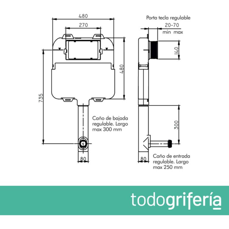 Deposito Embutir Ferrum Extrachato D92te Color Blanco - Imagen 3
