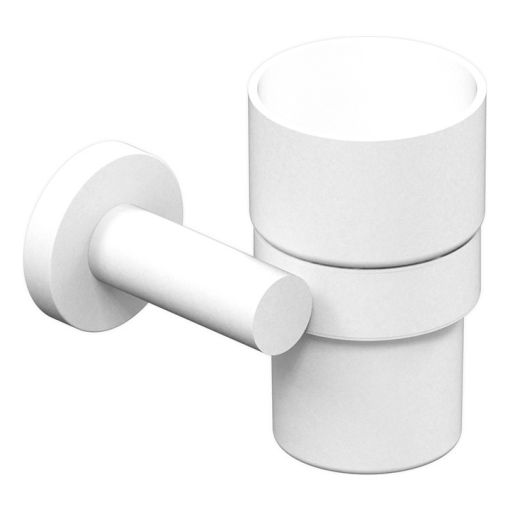 Portacepillo Bano Hidromet Dynamic Blanco Accesorio
