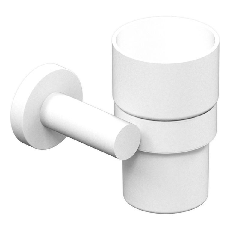 Portacepillo Bano Hidromet Dynamic Blanco Accesorio