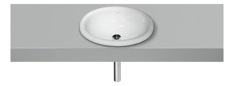 Bacha Roca Indalo Encimera Lavatorio Bano Porcelana Blanco Brillante Blanco cantidad de agujeros 0 - Imagen 3