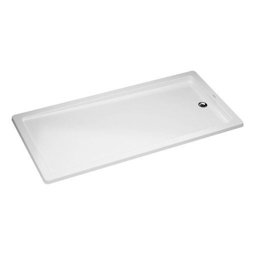 Receptaculo Plato Ducha Banera Ferrum Niza 150x75x5 Ra15 Color Blanco Acabado Liso